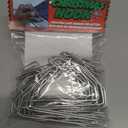 50 Count | for gutters with Perforated or mesh Gutter Guard | Clips | Hangers | to Hang Christmas Lights on gutters with Gutter Guard in Place | Clip | Made in USA