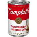 12 x Campbell's Condensed Cream of Mushroom with Roasted Garlic Soup, 10.5 Ounce Can (EXP 05/08/26)
