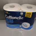 Cottonelle Ultra Clean Toilet Paper with Active CleaningRipples Texture, Strong Bath Tissue, 32 Family Mega Rolls = 176 Regular Rolls (8 Packs of 4)