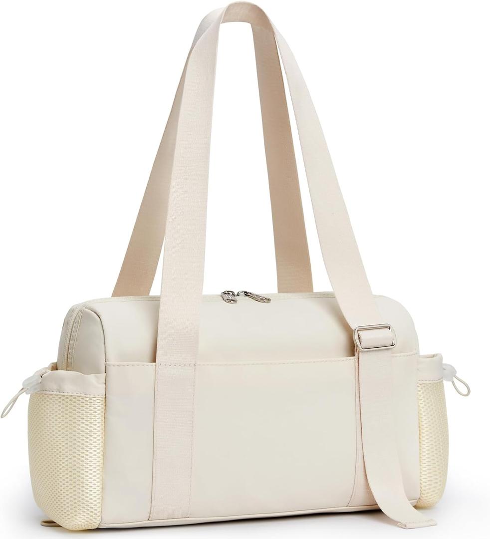 WLLWOO Small Gym Bag Wet Pocket Women Mini Tote Yoga Duffle Bag Lightweight Workout Bag for Dance Weekends Sports