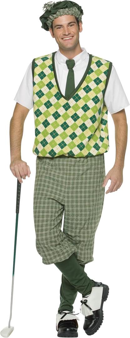 Rasta Imposta Old Tyme Golfer (Mens Large, Green)