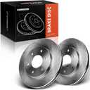 A-Premium 12.60 inch (320mm) Front Vented Disc Brake Rotors Compatible with Select Nissan and Infiniti Models - Armada 2005, Pathfinder/Pathfinder Armada 2004, Titan 2004-2005, QX56 2004-2005, 2-PC