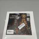 YEAHOME Christmas Tree Topper, Gold Glittered Hollow 7-Point Star Tree Topper, Lighted Wire Star with 20 LED Lights for Christmas Treetop, Xmas Tree Topper with Timer, Christmas Tree Decorations