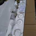 Jonsi Gold 5-Light Bathroom Vanity Light with Glass Shade, Modern Gold Bathroom Lights Over Mirror, W 40.2 x H 10.7 inches