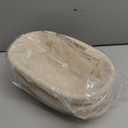 DOYOLLA Bread Proofing Baskets Set of 2 10 inch Oval Shaped Dough Proofing Bowls w/Liners Perfect for Professional & Home Sourdough Bread Baking