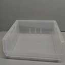 Akrobins Plastic Storage 16"x14"x8" White
