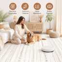 Nakagishi 10x13 Area Rugs Living Room: Washable Boho Large Neutral Soft Farmhouse Rug Stain Resistant Modern Moroccan Non-Slip Indoor Floor Carpet for Bedroom Nursery Kids Playroom Office- Brown