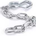 15-Inch Towing Safety Chain - Tie Down Trailer Safety Chains with Hooks Boat Safety Kit