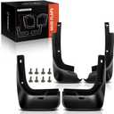 A-Premium Mud Flaps Compatible with Toyota Corolla 2009 2010 2011 2012 2013 Sedan, No Drilling Required Mud Guards with Hardware Accessories, Set of 4 Front and Rear