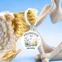 New Grandma Gifts First Time Grandmother Gifts Promoted To Grandma Keychain Mothers Day Gift 2026 Pregnancy Announcement for Grandparents Key Chain Birthday Christmas Gift