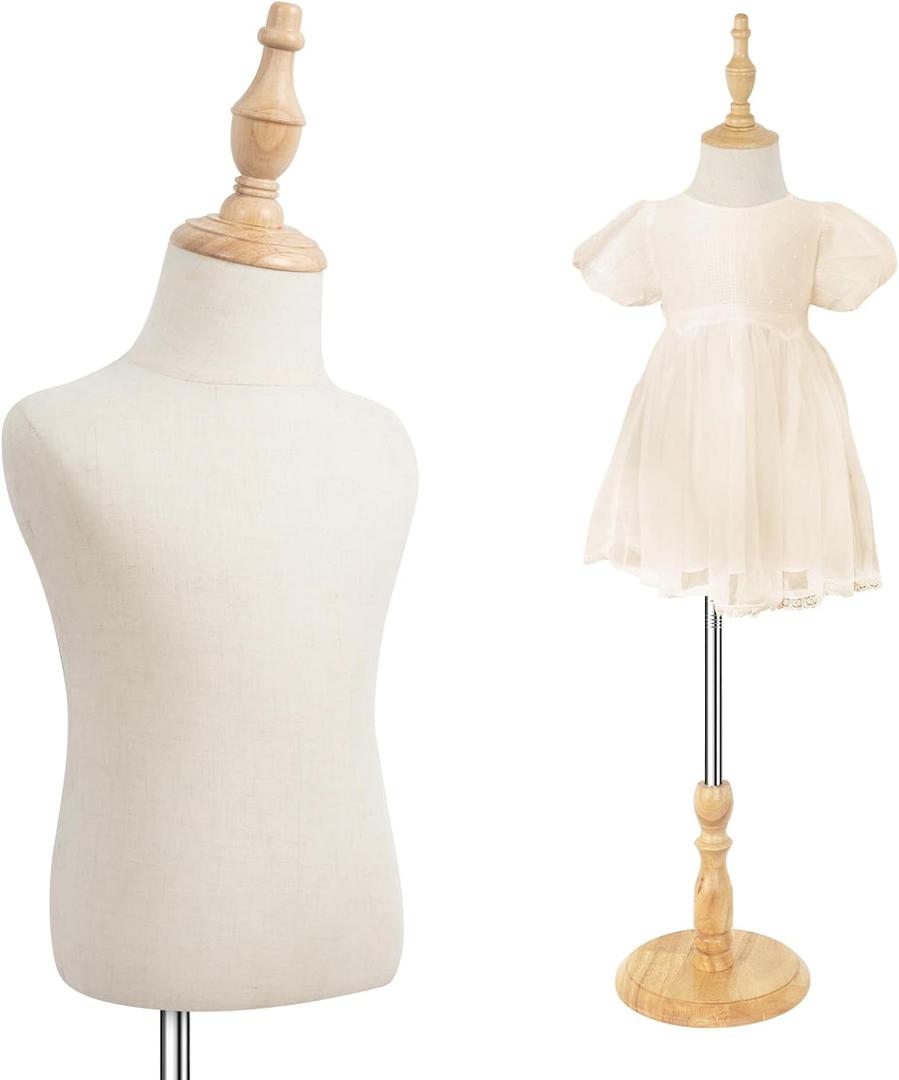 Child Mannequin, Adjustable Kids Toddler for Apparel Scarf Window Shop Display, 2-3 Years Old
