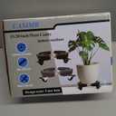 TreeGun Plant Caddy with Wheels Heavy Duty with 8 Lockable Casters, Rolling Plant Stand Adjustable for 8 inch-22 inch Outdoor Indoor Large Plant, Plant Dolly with Wheels Heavy Duty 500lbs Capacity (1 PACK)