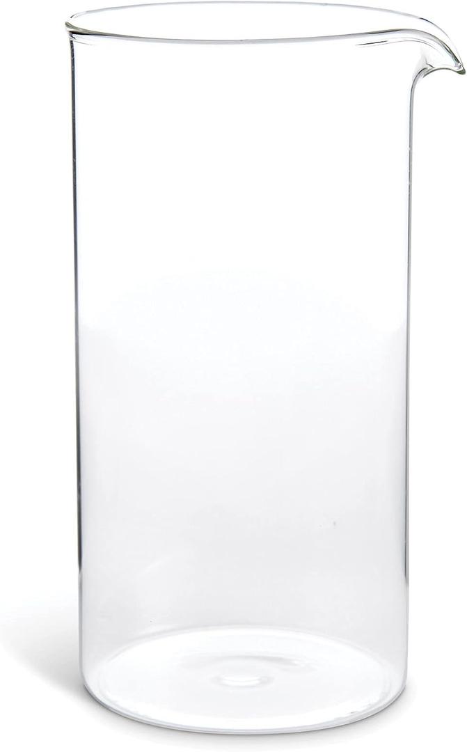 Fino 3-Cup Replacement Carafe 12-Ounce Stainless Steel French Press Coffee Maker (Glass)