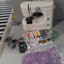 Ballet on twin needles.Sewing machine  Portable 16 Built-In Stitches, Dual Speed, Double Needle Thread  Compact Sewing Machine for Home Useldeal forAdults beginners