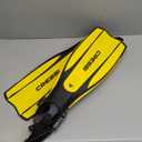 Cressi Lightweight Well-Balanced Adult Open Heel Scuba Diving Fins - Pro Light: Made in Italy (S/M | US Man 6.5/8 | US Lady 7.5/9 | EU 38/41, Yellow)