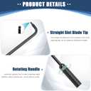Pilot Screw Adjusting Tool, Carburetor Adjustment Screwdriver Tool, 16.34in 110 Angled Head Motorcycle Tool, for ATV, UTV, Snowmobile
