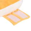 Hot Dog Costume for Dog, Cotton Yellow Halloween Pet Clothes Food Hot Dog Outfits Cosplay Dog Halloween Costume Dog Clothes for Small Medium Large Dogs Cats Puppy Funny Dress Up, Size: Small