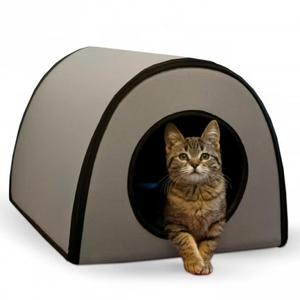 K&H Pet Products Thermo Mod Kitty Shelter Outdoor Heated Kitty House Gray 21 X 14 X 13 Inches K&H Pet Products Thermo Mod Kitty Shelter Outdoor Heated Kitty House Gray 21 X 14 X 13 Inches