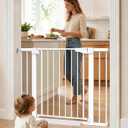 Cumbor 30-43" Baby Gate for Doorways, Auto-Close Dog Gate, No-Drill, White
30.5" Tall Pet Safety Gate, Double Lock Child Gate, Two-Way Swing & One-Hand Adult Access, Kitchen & Hallway Use