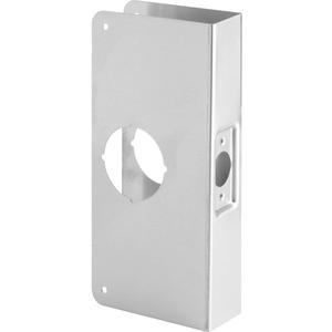 Prime-Line U 9551 Stainless Steel Lock and Door Reinforcement Plate for 1-3/4 In. Thick Doors, Stainless Steel Finish (Single Pack)
