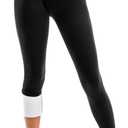 SINOPHANT Fleece Lined Leggings for Women, High Waisted Thermal Winter Thick Warm Ladies Leggings (Medium, Black)