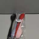 Cooking Spoon 2Pcs 10.8'' Large Serving Spoons Black Heat Resistant Silicone Spoon, Non-Stick Mixing Kitchen Spoons, Premium Silicone Kitchen Utensils for Stirring, Baking & Mixing, Dishwasher Safe