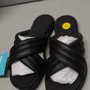 REEF Lofty Lux X Sandals for Women, Black, Size 5