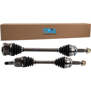 TRQ Front CV Axle Shaft Assembly Set Compatible with 2013 INFINITI EX37 G37 2014-2015 Q50 Q60 2015-2017 QX50