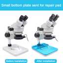 7-45x Continuous Magnification Binocular Microscope Phone Watch Repair Circuit Board Welding Jewelry Identification HD Professional Three-Eye Microscope CCD Melt-Blown Cloth Mold Hole Detection