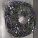26" Lavender Wreath for Front Door, Spring Summer Lavender Door Wreath with Eucalyptus Leaves Purple Flower Wreath All Seasons for Indoor Outdoor Home Door Wall Farmhouse Decor