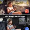 Nmoiss [2026 Upgraded] Car Window Shades for Baby [Blocks 100% UV & Harsh Sunlight] (2 Pack) Double Layer Side Window Curtains Roll Windows Down Privacy Full Covers/Half Shade Options Large