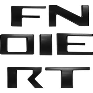 Tailgate Insert Letters Compatible with 2022 2023 2024 Frontier 3D Raised Emblem Decals with Strong Adhesive-Matte Black Tailgate Insert Letters Compatible with 2022 2023 2024 Frontier 3D Raised Emblem Decals with Strong Adhesive-Matte Black