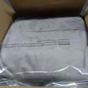 Extra Large Dog Bed, Orthopedic Dog Bed with Cooling Gel Memory Foam, Waterproof XL Pet Bed with Removable Washable Cover, 42" Pet Sofa Couch Dutch Velvet with Bone Toy, Light Gray