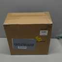 downluxe Waterproof Outdoor Chair Cushions for Patio Furniture, 18" x 18" x 2" Patio Chair Cushion with Adjustable Ties & Portable Handle, Square Outdoor Cushion with Removable Cover, Black, 2 Pack