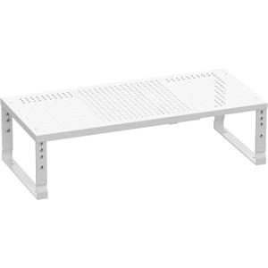 Expandable Adjustable Stackable Multi-Purpose Spice Racks, Metal Storage Rack, Practical Kitchen Pantry Shelves, Countertop for Kitchen, Bathroom, Storage Room & Other Places(1Pack/White, Medium)