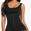 SHAPERX Women's Fajas Colombianas Shapewear Postpartum Tummy Control Body Shaper Butt Lifter Bodysuit. Size Medium