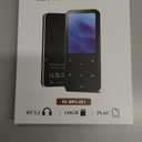 144GB MP3 Player, Bluetooth 5.2 Music Player, HiFi Sound Digital Music, Built-in HD Speaker, FM Radio, Voice Recorder, Earphones Included, MP3 Player for Friends, Kids, Students, Seniors (Black)