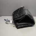 Upgraded Magnetic Thermal Insulated Door Curtain for Winter with Clear Window, Fit Door Size 36x82 in, Heavy Duty 4-Layer Oxford with Thicken Cotton, Self-Closing for Sliding Glass Doorways, Black