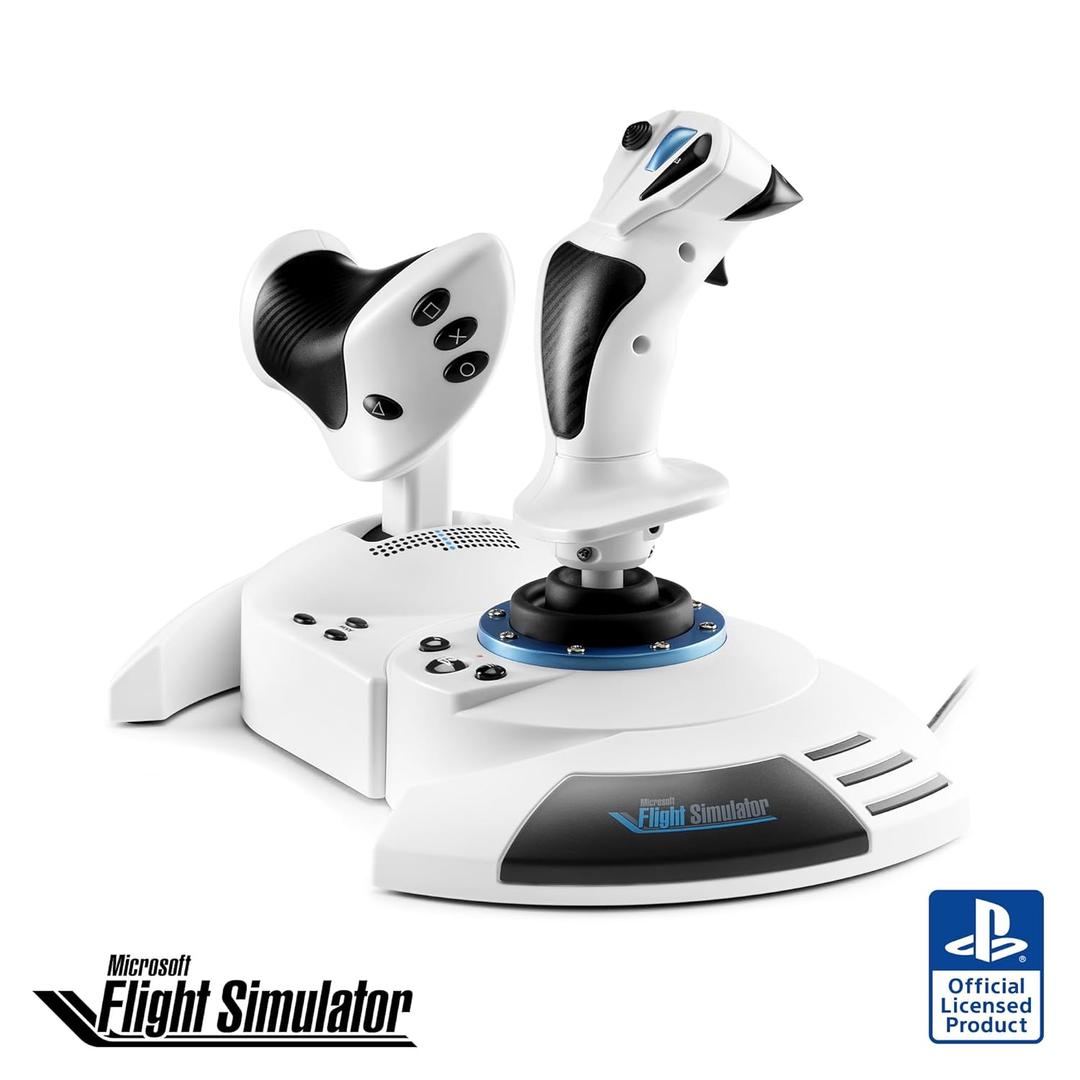 Thrustmaster T.Flight Hotas 5 Microsoft Flight Simulator Edition - PS5 & PC
Officially licensed, 16-bit precision, 5 axes, 14 buttons, rapid-fire trigger, hat switch, detachable throttle, dual rudder