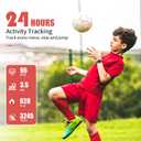 Kids Fitness Tracker Watch, IP68 Waterproof Smart Watch with 19 Sport Modes, Pedometer, Heart Rate Monitor, 19 Sports Modes, Great Gift for Kids