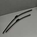 Wiper Blades, OEM Quality, Premium All-Season PTFE Rubber, Quiet & Streak-Free, J-Hook, Automotive Replacement Windshield Wiper Blades (24"+18" Pair for Front Windshield)