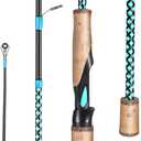 Sougayilang Fishing Rods, Graphite Spinning Rods, Lightweight 2 Pieces Cork Handle Casting (7'0"/Medium/Fast, Blue-Spinning)