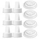 Maymom Pump Parts Compatible with Spectra S1 S2 9 Plus Synergy Gold Incl Duckbill Valve Silicone Membrane Not Original Spectra S1 S2 Replacement Pump Parts (6 Count (Pack of 1), White)