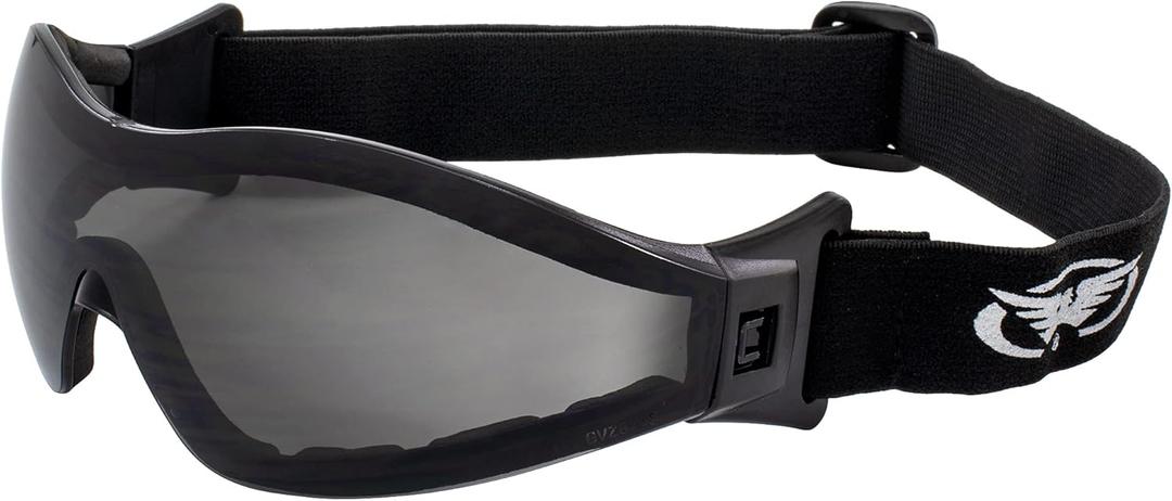 Global Vision Z-33 Anti-Fog Goggles, Safety Rated Z87.1 Great Peripheral Vision! Smaoke Lens