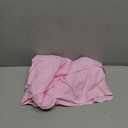 RIMELA Pink Bed Skirt Queen Size 18 Inch Drop, Wrap Around Elastic Bedskirt, Dust Ruffle for Adjustable Bed Base Machine Washable Easy to Install Bed Skirts