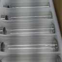 KEYWING 12Pack Glass Juice Bottles with Lids, 18oz Clear Juicing Bottle with Reusable Glass, Leak Proof Water Bottles with Airtight Stainless Steel Cap for Juice, Coffee, Beverage, Smoothies, Tea