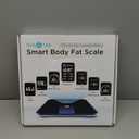 Runstar Smart Scale for Body Weight and Fat Percentage FSA HSA Eligible, 3.5" TFT Color Display High Precision Digital Bathroom Scale BMI Heart Rate 22 Body Composition Analyzer Sync with Fitness App