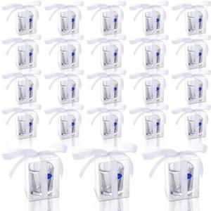 WANGDEFA 20-Piece Shot Glass Gift Box - 2.36 X 2.36 X 3.15 Inch Bags for Gifting, Wedding Favor Boxes, Holds 2.2 oz Shot Glass