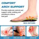 All-Purpose High Arch Support Insoles for Men，230+ lbs Plantar Fasciitis Heavy-Duty Orthotic Inserts for Work Boots & Shoes, Flat Feet Orthotic Insert, Professional Grade Shoes Insoles Size 11-11.5