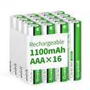 Granicell AAA Rechargeable Batteries 1100 mAh High Capacity 1300 Cycle,1.2V NiMH Low Self Discharge Triple AAA Battery,8 Pack
